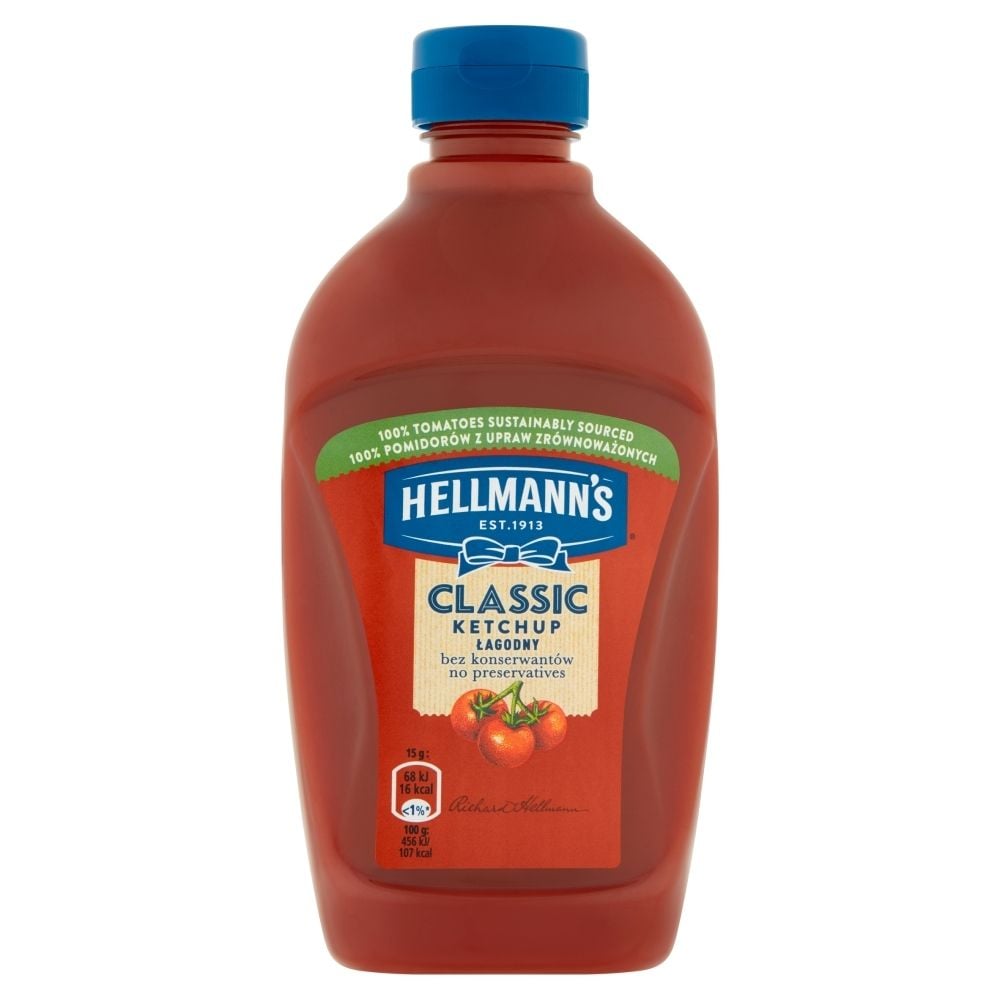 Hellmanns Ketchup łagodny 485 g