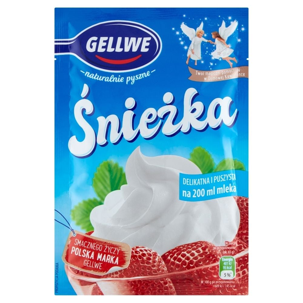 GELLWE GELLWE BITA ŚMIETANA ŚNIEŻKA 60G wszystko dla domu i biura! 53662540