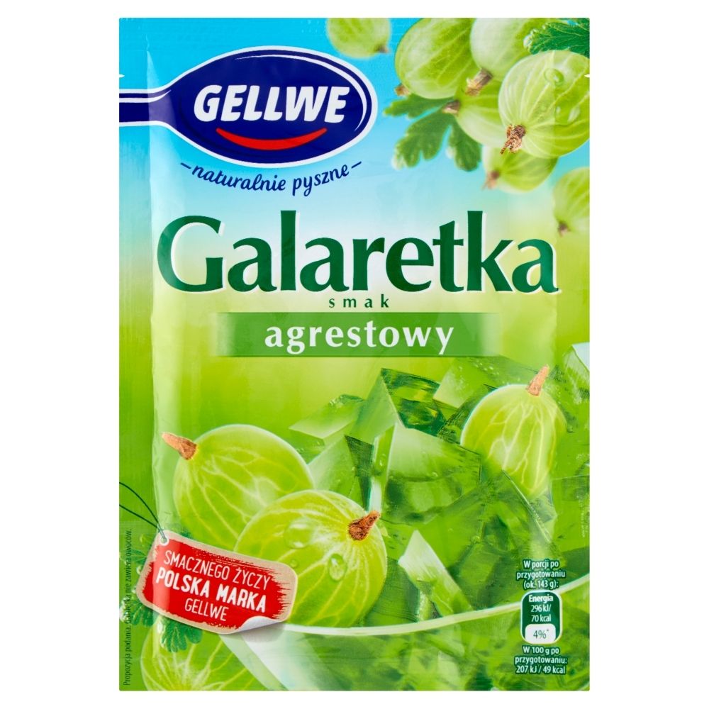 GELLWE GELLWE GALARETKA AGRESTOWA 75G zakupy dla domu i biura 53233656