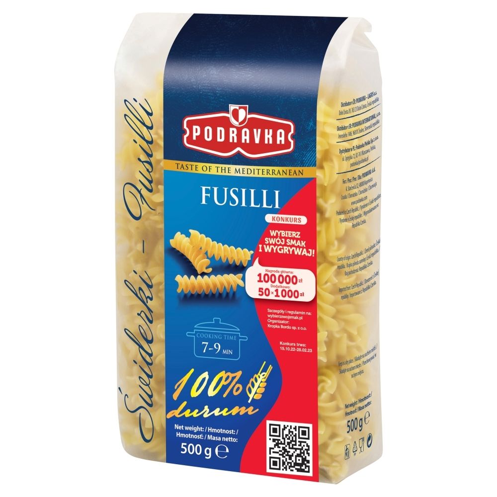 MAKARON PODRAVKA ŚWIDERKI 500 g
