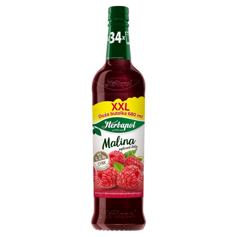 Spiżarnia Herbapol Owocowa Spiżarnia Malina Syrop owocowy 680 ml