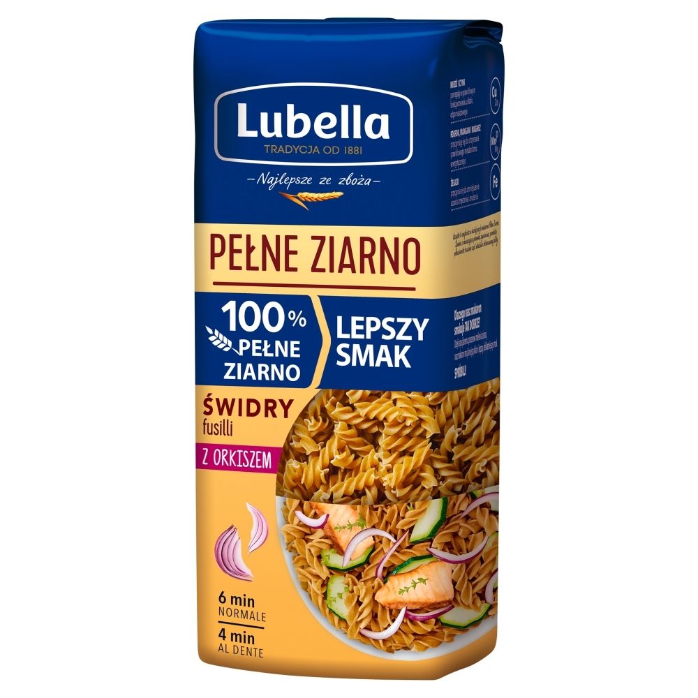 Lubella MAKARON PEŁNE ZIARNO Z ORKISZEM 400G 52113859