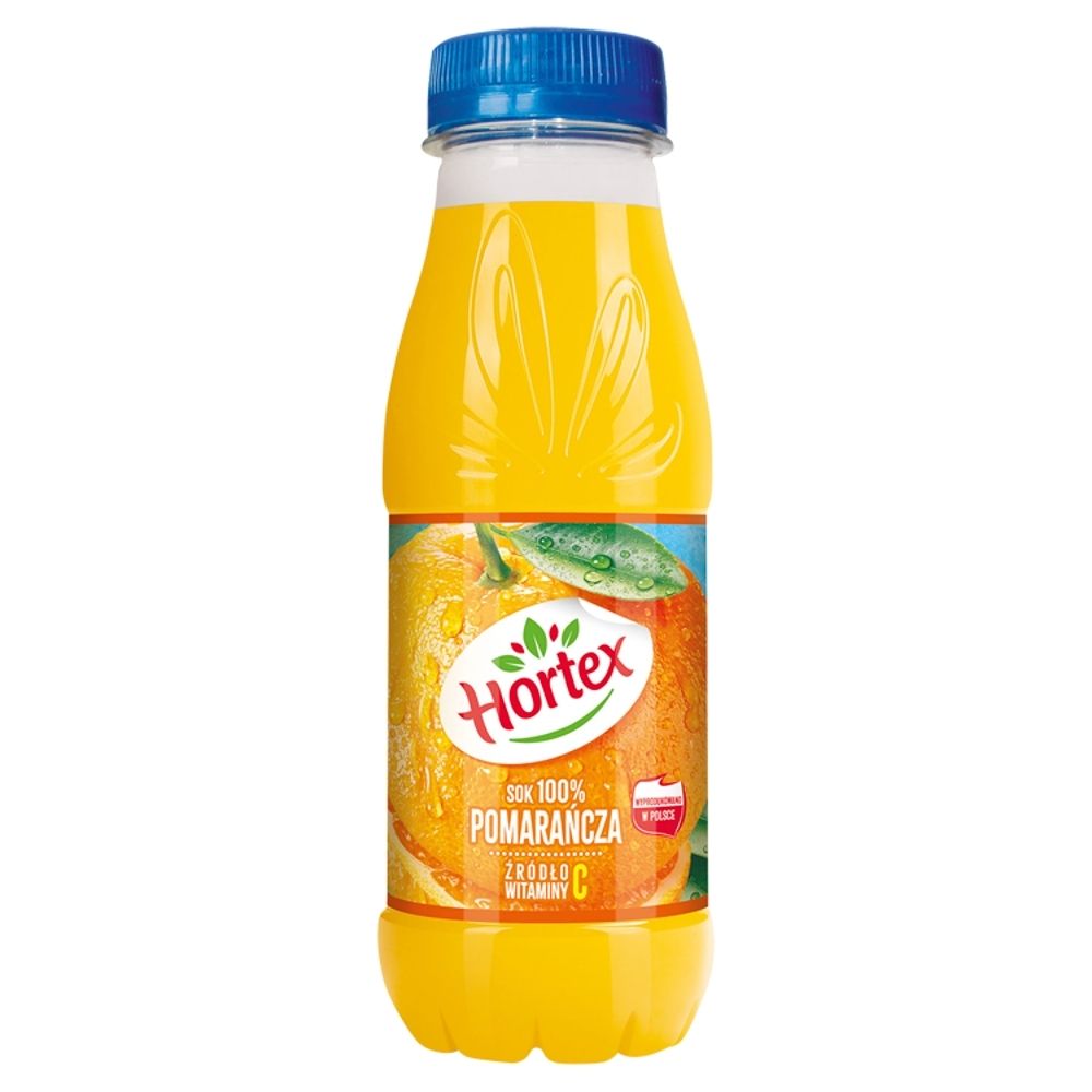 Hortex Pomarańcza Sok 100% butelka aPet 300 ml