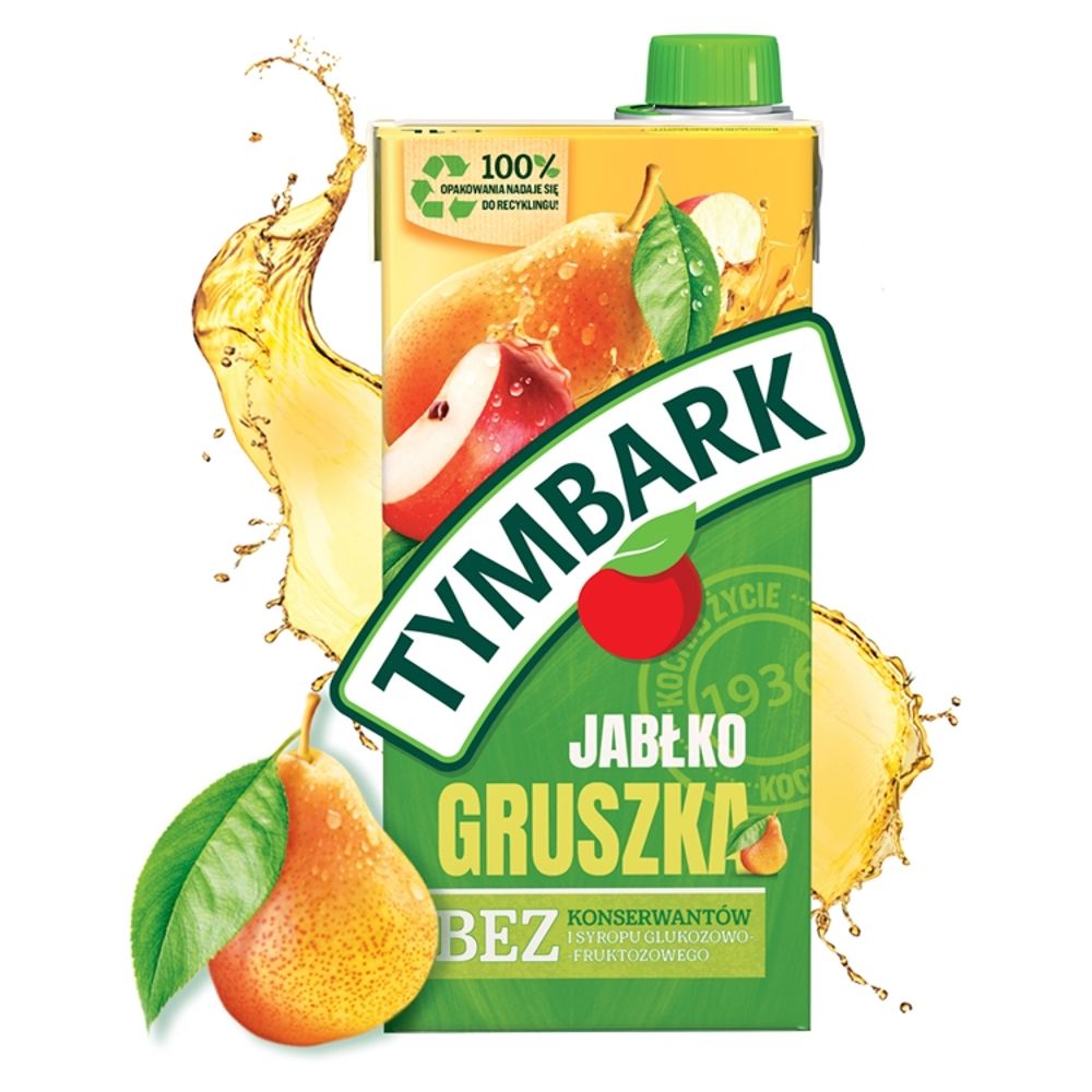 Tymbark Napój Jabłko Gruszka 1 l