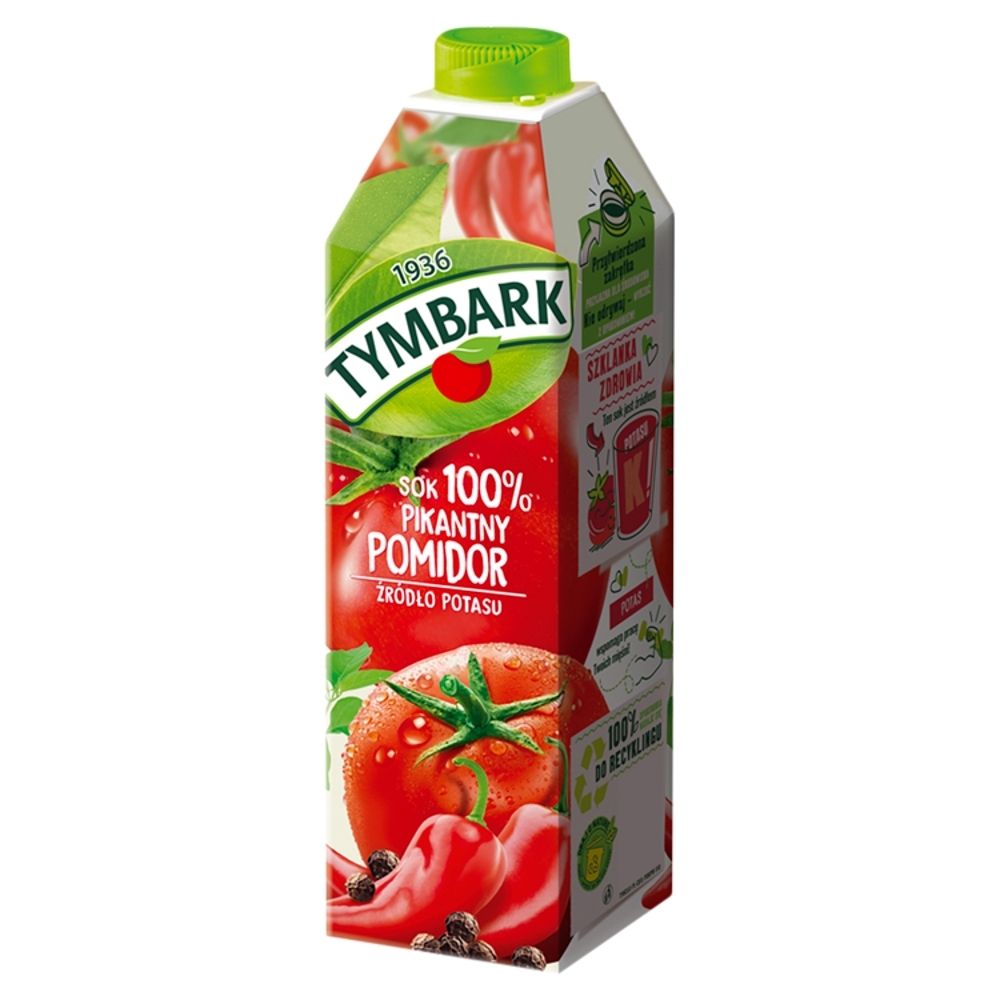 Tymbark POMIDOR PIKANTNY SOK 100% 1 L zakupy dla domu i biura 74400268