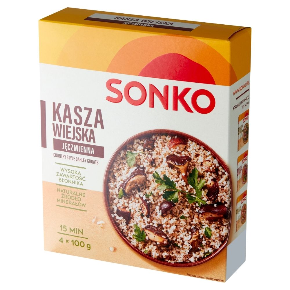 Risana Sonko Kasza jęczmienna wiejska 4x100 g