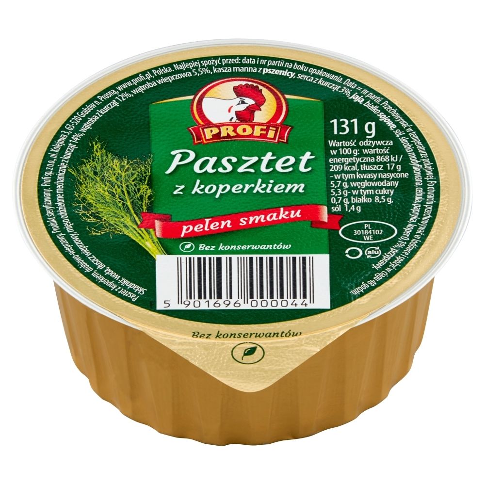 Profi Koperkowy pasztet drobiowy 131 g
