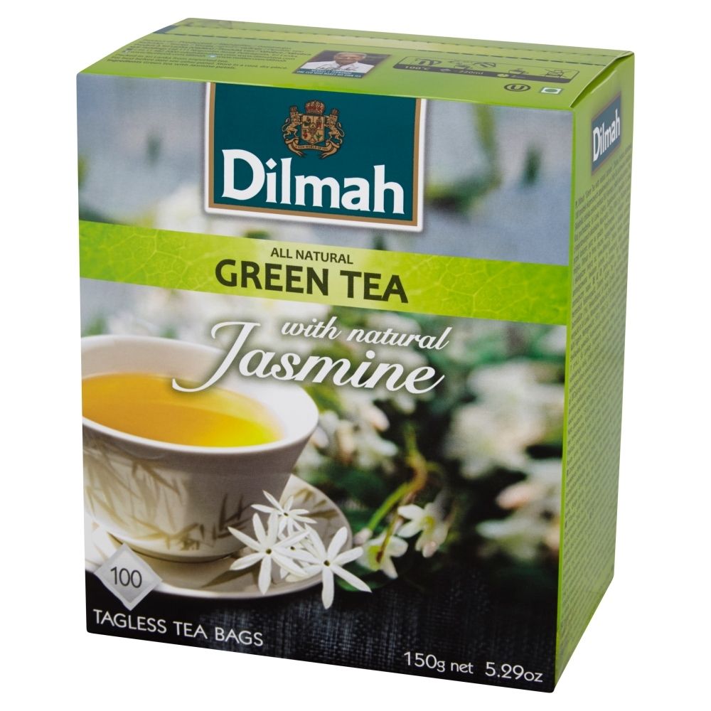 Dilmah Herbata zielona z jaśminem 100 sztuk SPK398