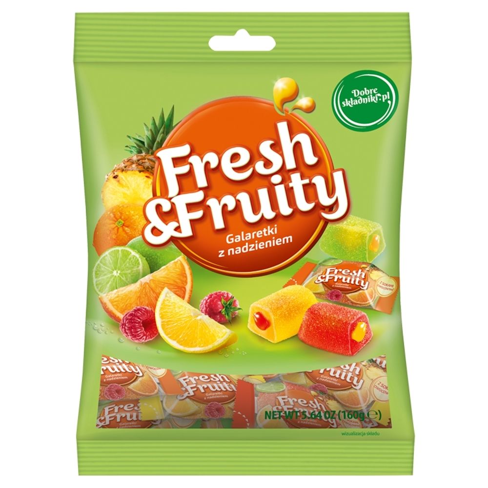 Galaretki nadziewane Fresh&Fruity Wawel 160g