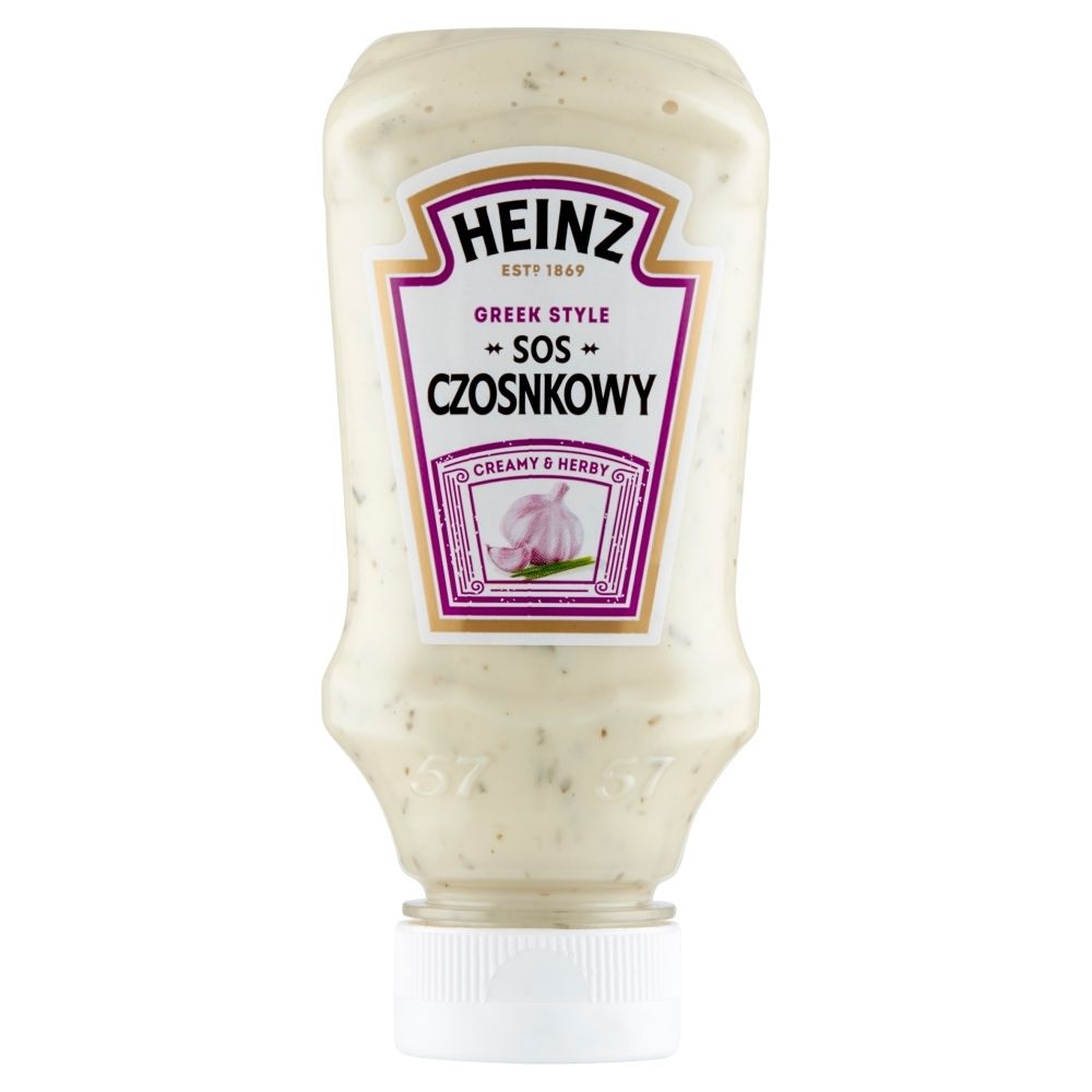 Heinz Greek Style Sos czosnkowy 230 g