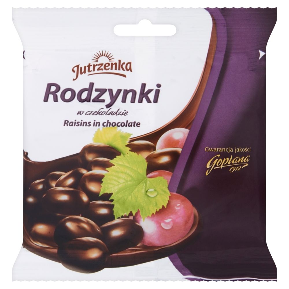 Jutrzenka RODZYNKI W CZEKOLADZIE DESEROWEJ 80G