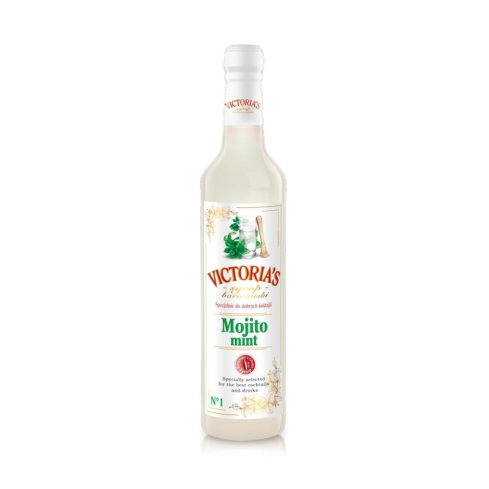 Victoria Cymes SYROP BARMAŃSKI MOJITO MINT 490 ML SPÓŁKA Z O.O. 6 X 490 MLSZT.