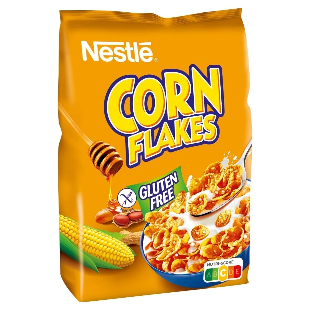 Nestlé - Corn Flakes Miód i orzeszki. Produkt bezglutenowy