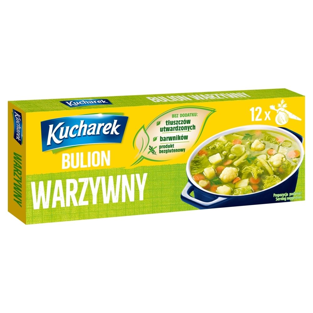 Kucharek Bulion warzywny 120 g (12 x 10 g)