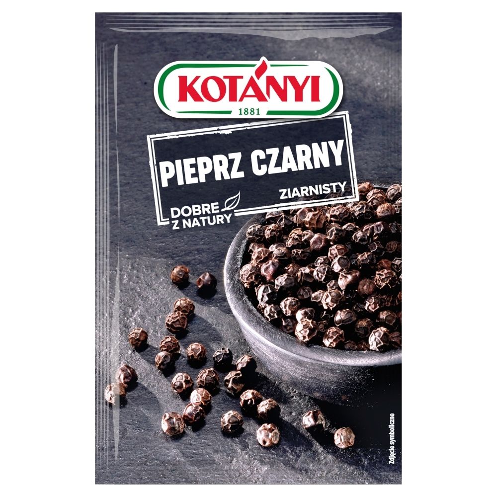 Kotanyi Pieprz czarny ziarnisty 20 g Kotányi