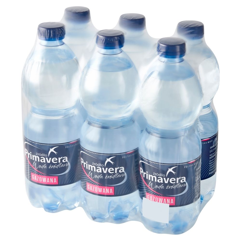 Primavera Woda źródlana gazowana 6 x 500 ml