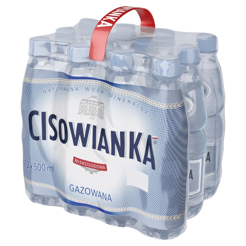 Cisowianka WODA MINERALNA GAZ. 500ML