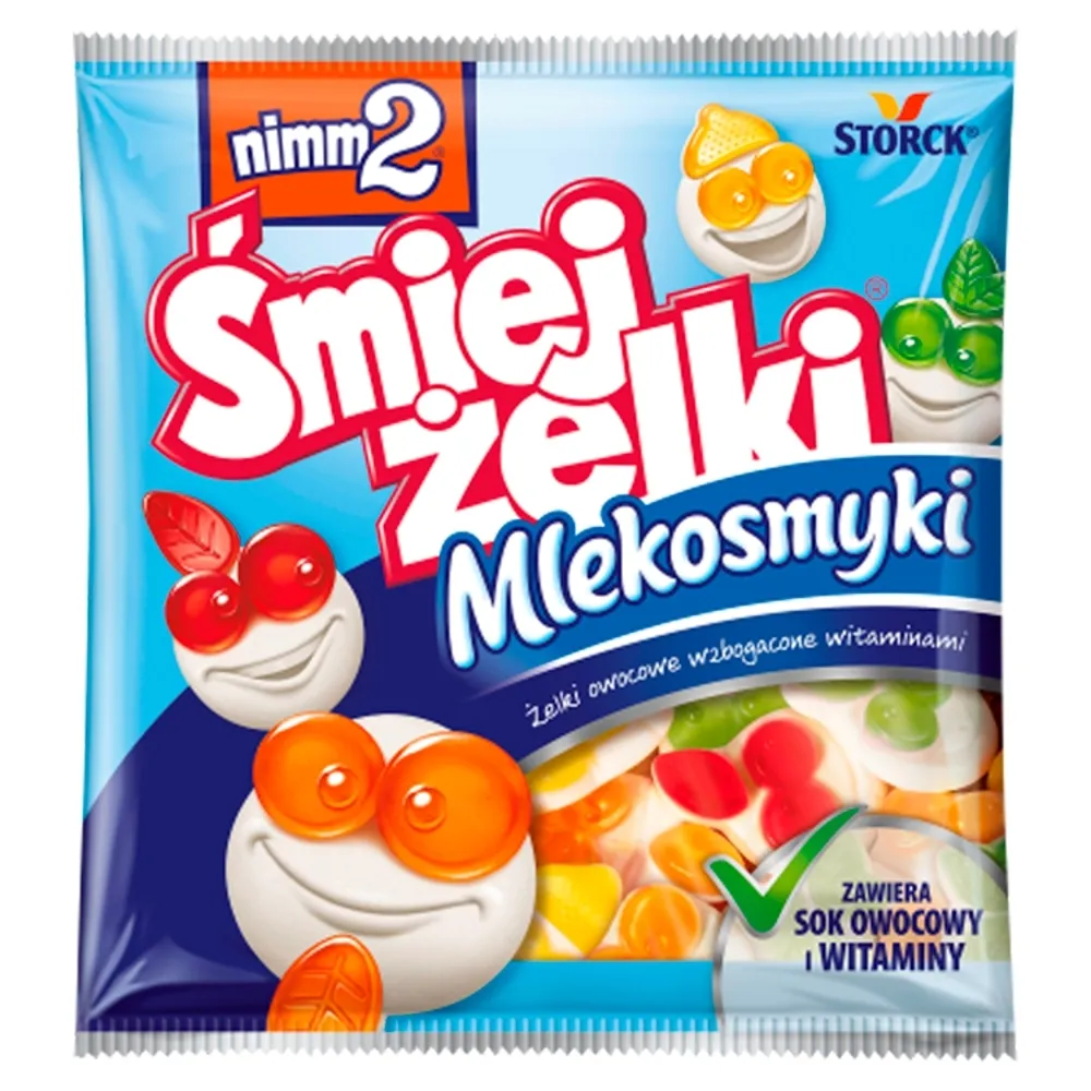 Nimm2 Śmiejżelki Nimm2 MLEKOSMYKI 90G