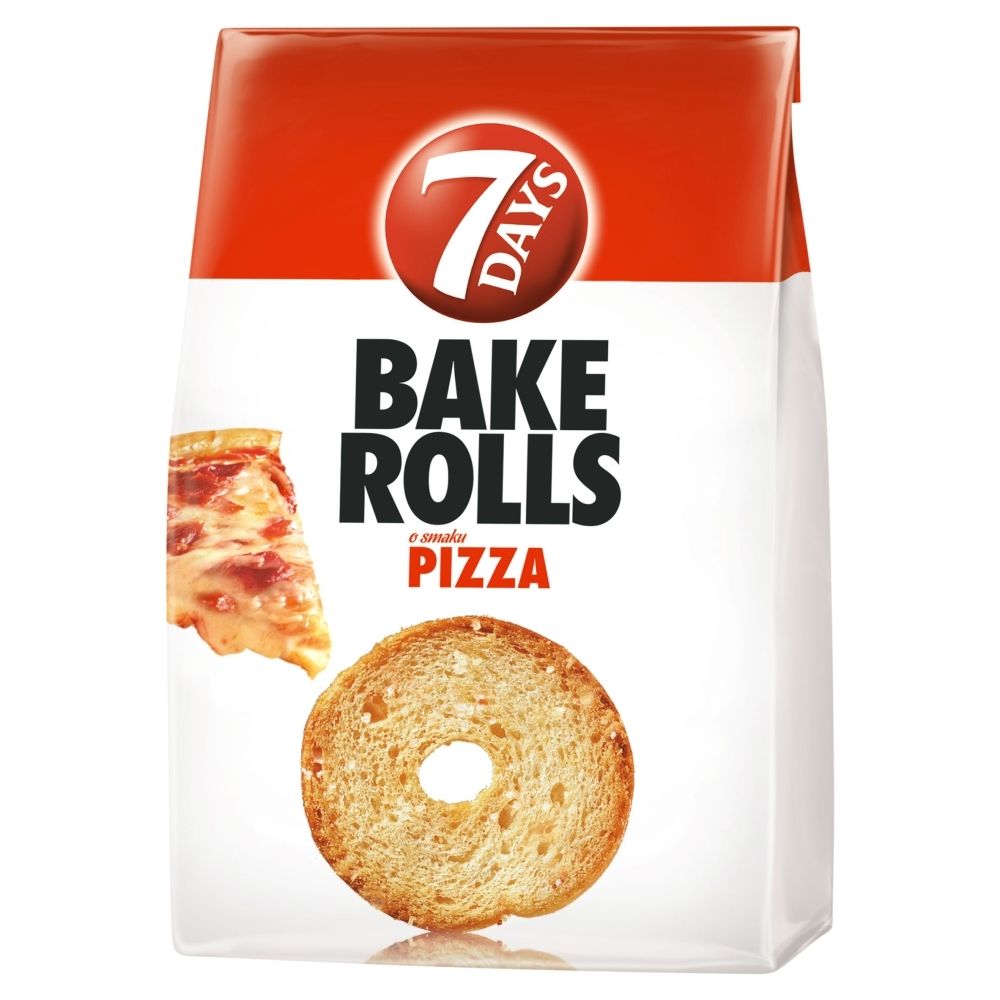 7 Days Bake Rolls Chrupki chlebowe o smaku pizzy 150 g