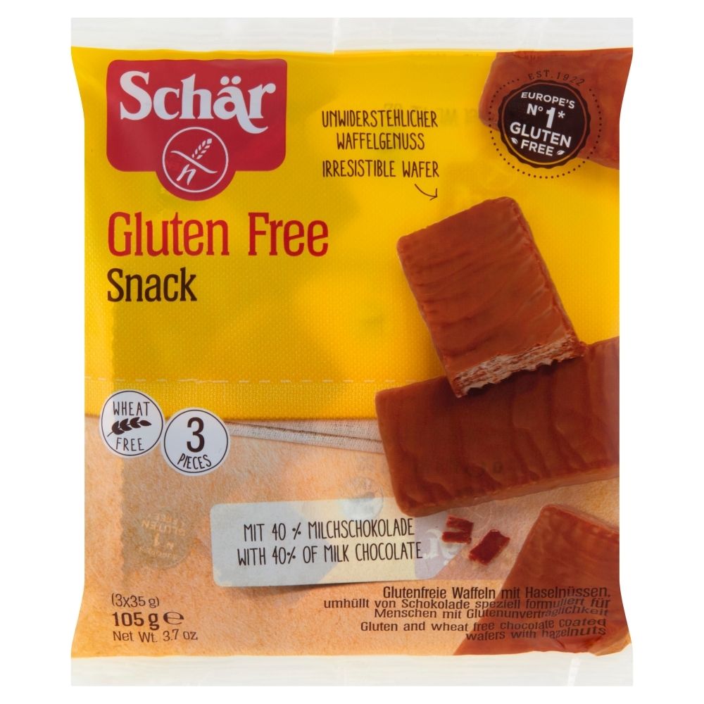 Schar Wafle w czekoladzie Bezglutenowe 3 x 35 g