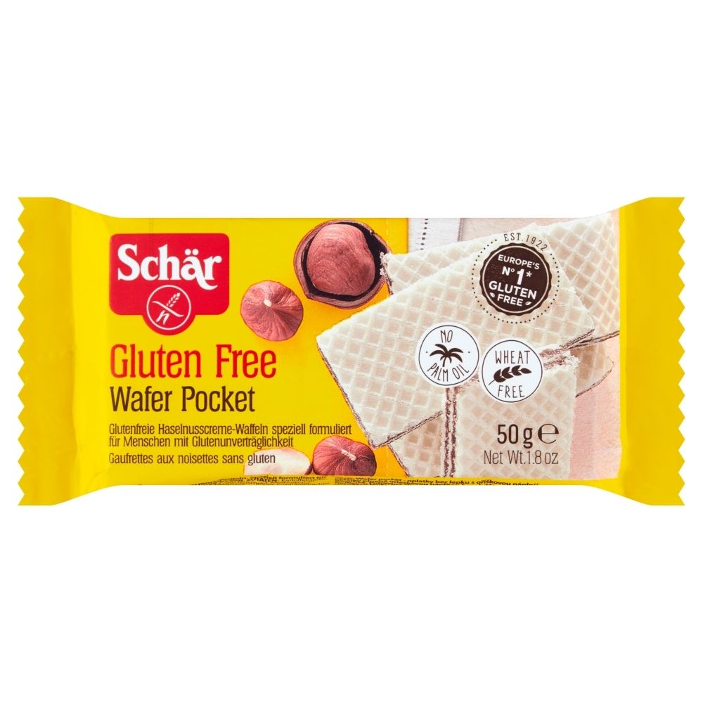 Schar Wafer pocket - wafelki orzechowe bezglutenowe 50g - 8008698054086