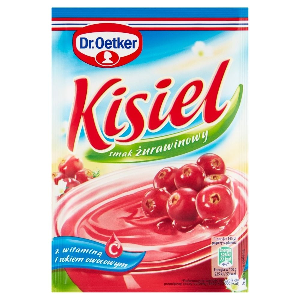 Dr. Oetker Dr Oetker KISIEL ŻURAWINOWY 38G DR.OETKER zakupy dla domu i biura 21306626