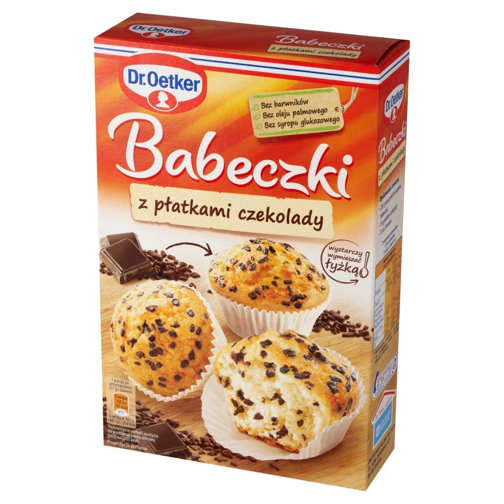 Dr. Oetker Dr Oetker DR OETKER BABECZKI Z PŁATKAMI CZEKOLADY 300 G zakupy dla domu i biura 32451114