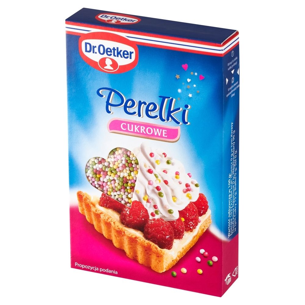 Dr. Oetker Perełki cukrowe 80 g Dr. Oetker