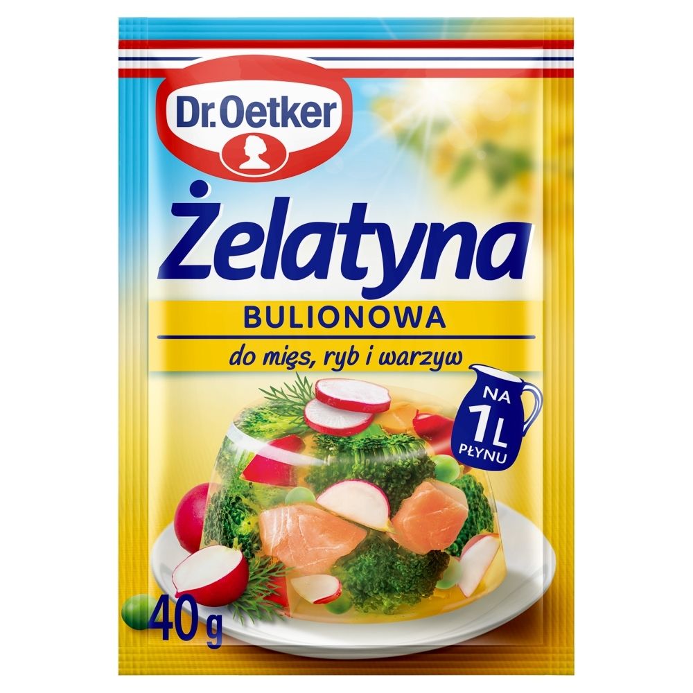Dr. Oetker Żelatyna z bulionem i przyprawami 40 g Dr. Oetker