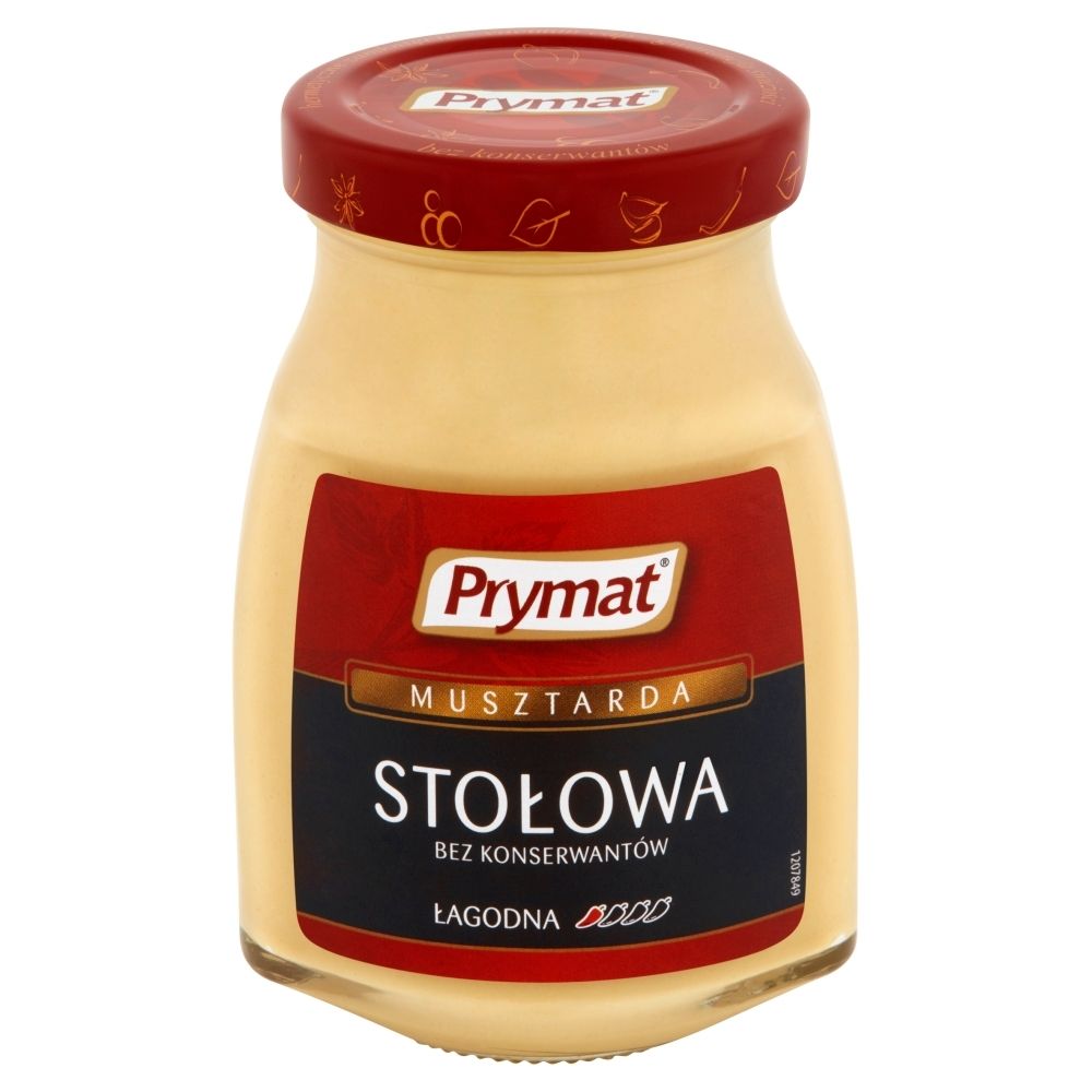 Prymat MUSZTARDA STOŁOWA 185G