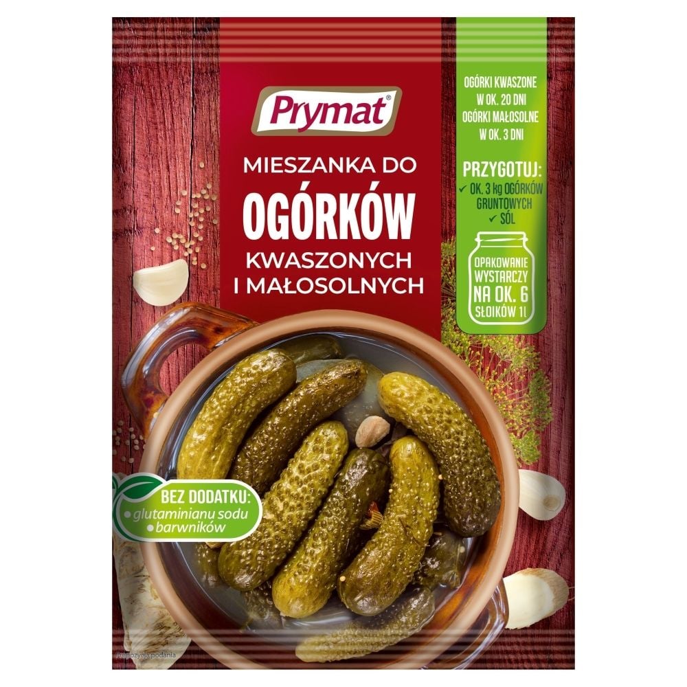 Prymat MIESZANKA DO OGÓRKÓW KWASZONYCH I MAŁOSOLNYCH 40G 40353385