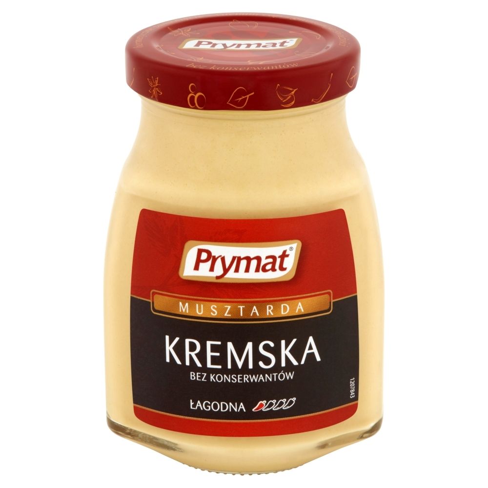 Prymat Musztarda 185g Kremska łagodna