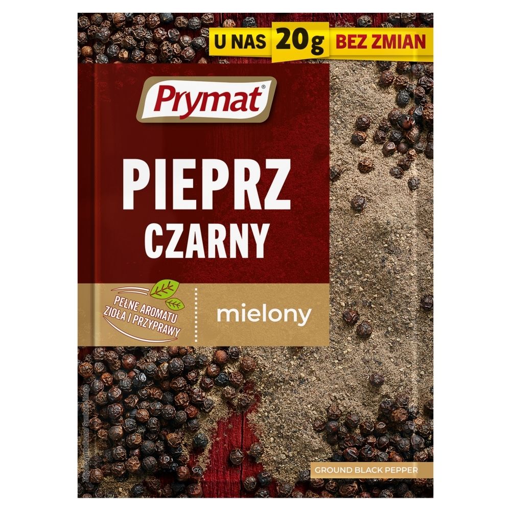 Prymat Pieprz czarny MIELONY 20G