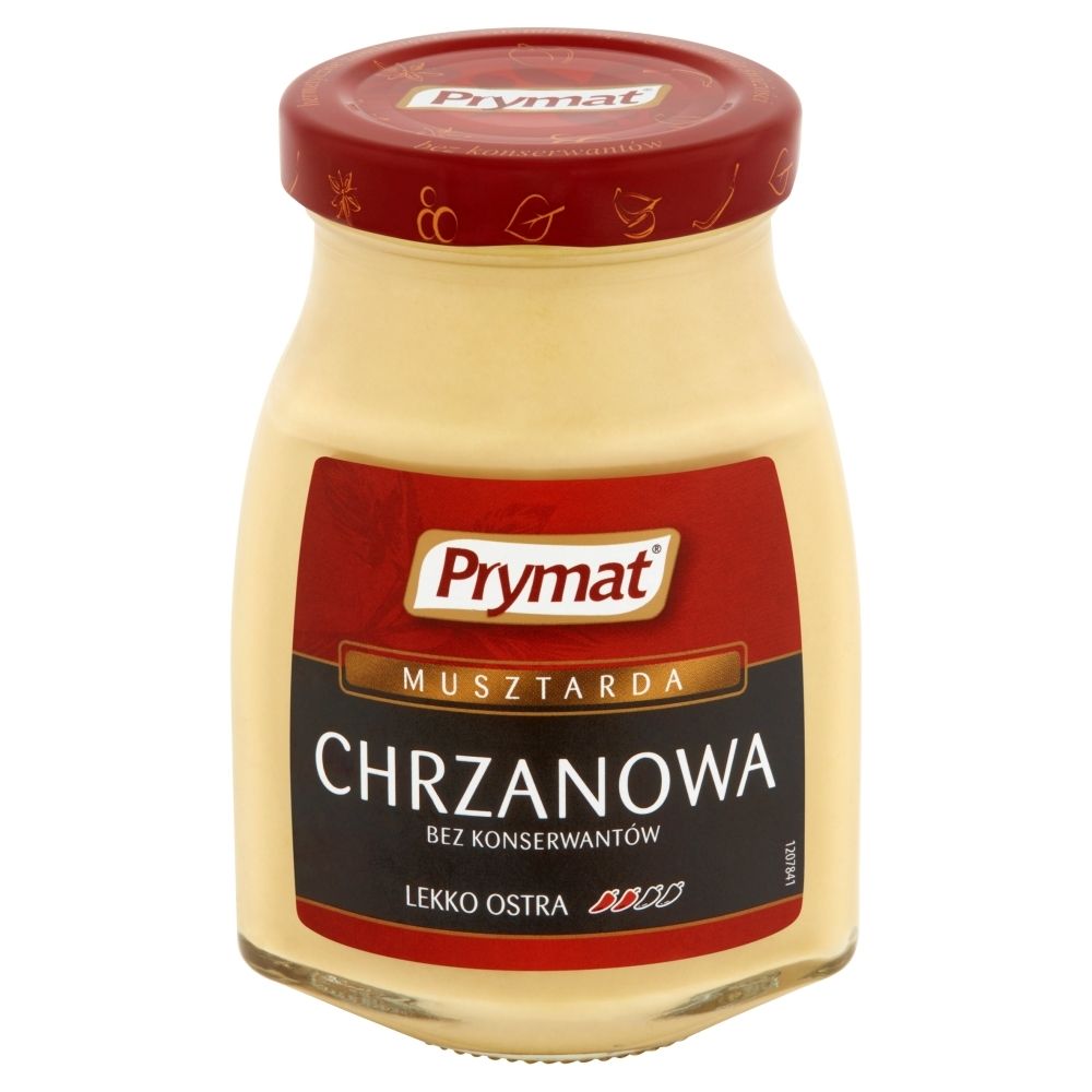 Prymat MUSZTARDA CHRZANOWA 185G