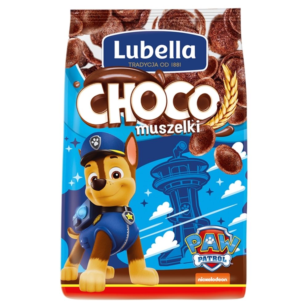 Lubella Zbożowe chrupki o smaku czekoladowym Mlekołaki Muszelki Choco 250 g