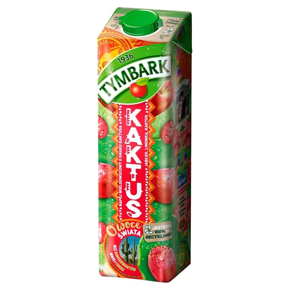 Tymbark Tymbar Owoce Świata OWOCE ŚWIATA KAKTUS NAPÓJ WIELOOWOCOWY 1 L zakupy dla domu i biura 76054451