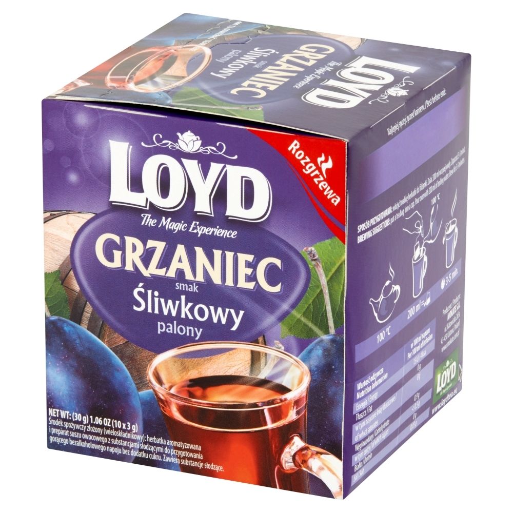 Loyd Tea Grzaniec Grzaniec Śliwkowy 10x3 g