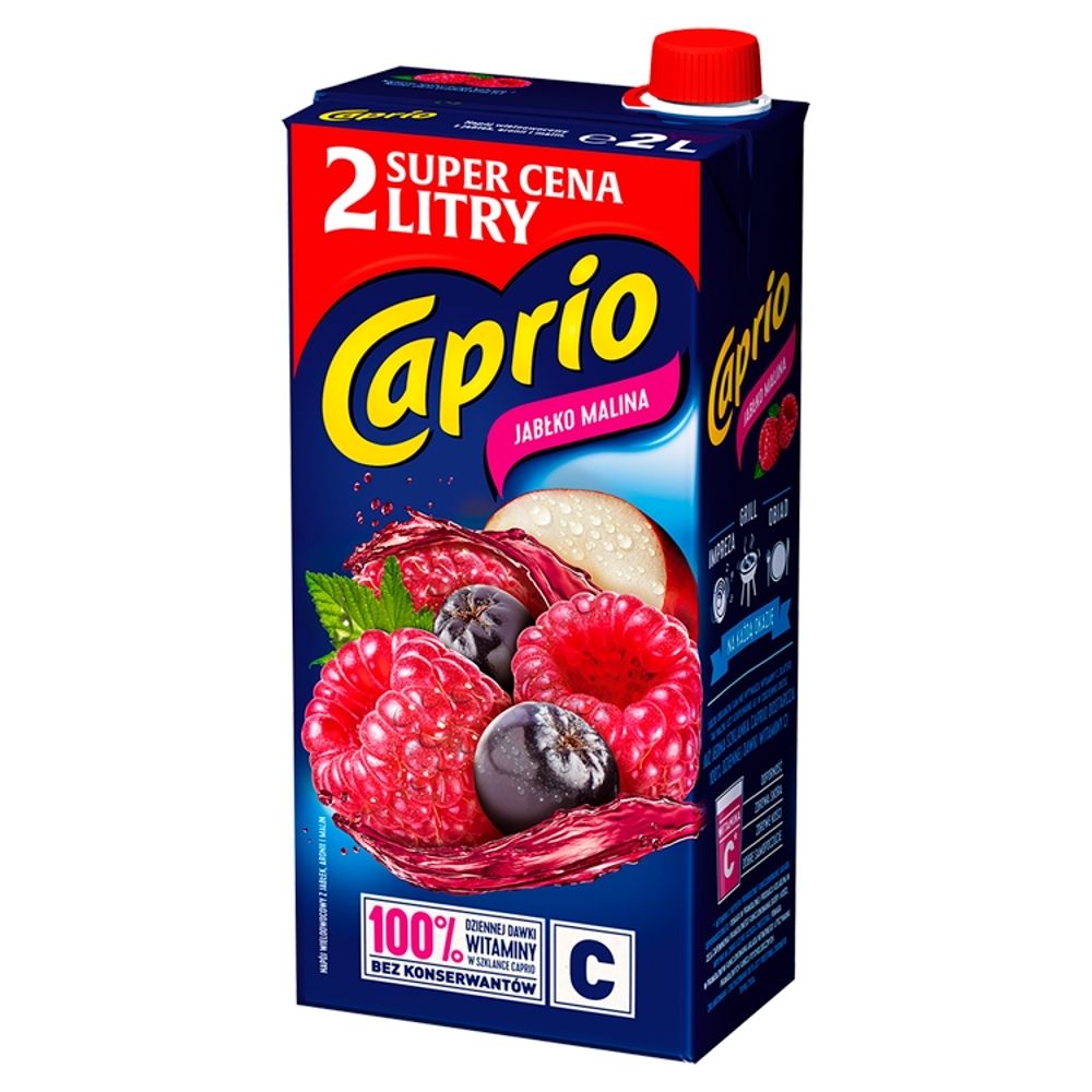 Tymbark Napój Caprio Jabłko malina 2 l