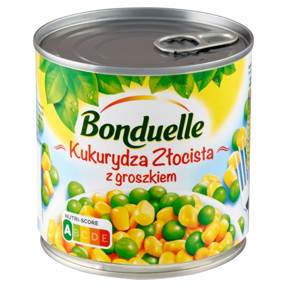 Bonduelle Kukurydza Złocista z groszkiem 340 g