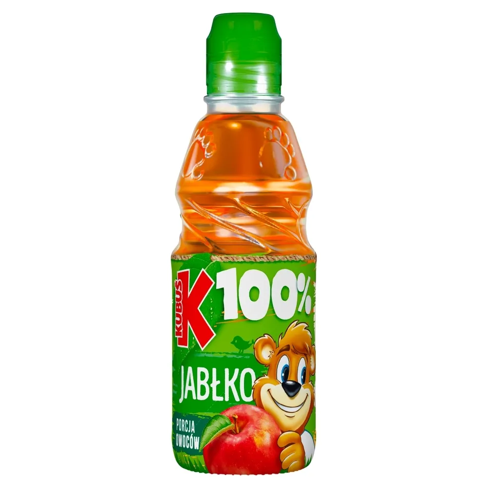 Tymbark Sok owocowy Kubuś 100% jabłkowy bez dodatku cukru 300 ml