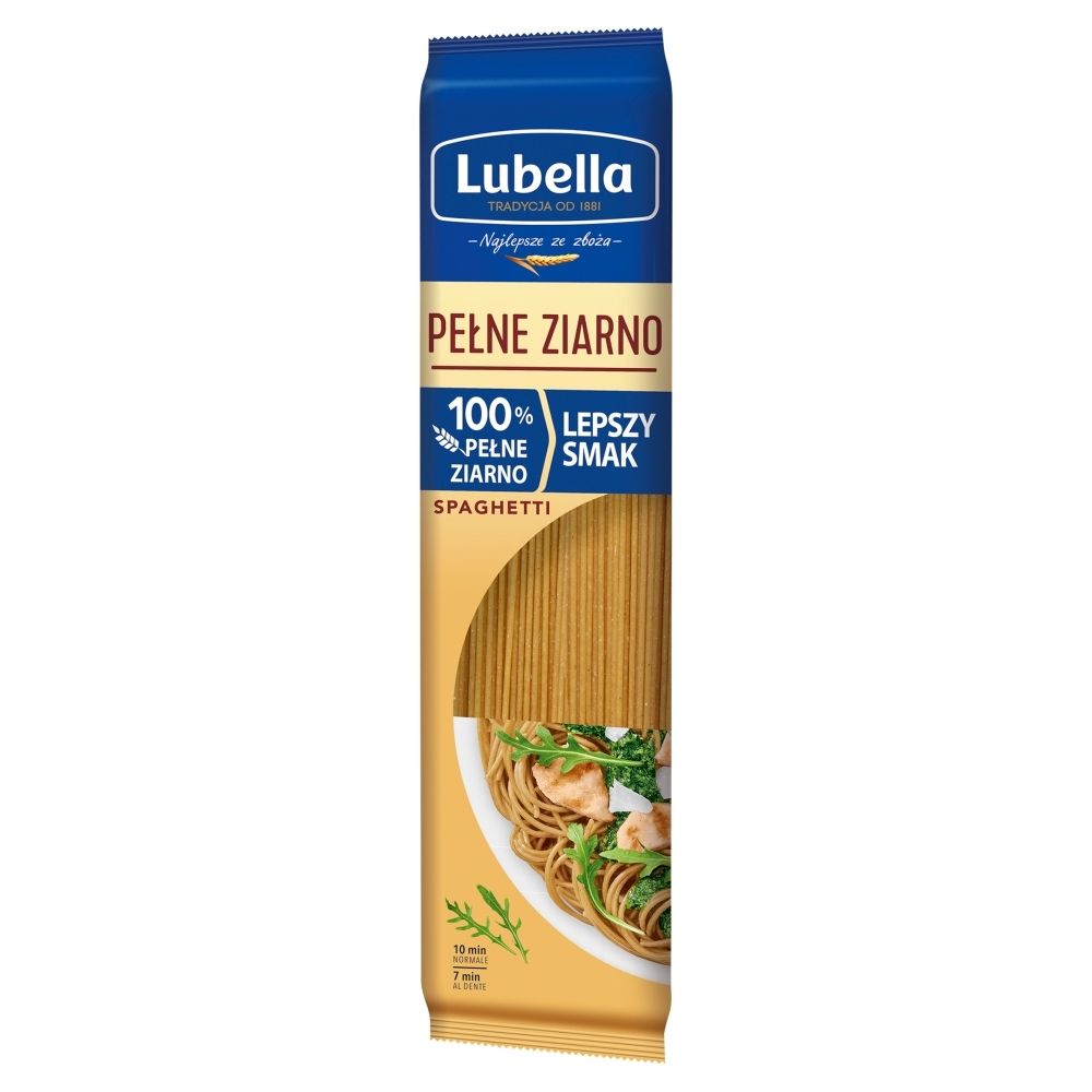 Lubella PEŁNE ZIARNO MAKARON SPAGHETTI 400 G 35982321
