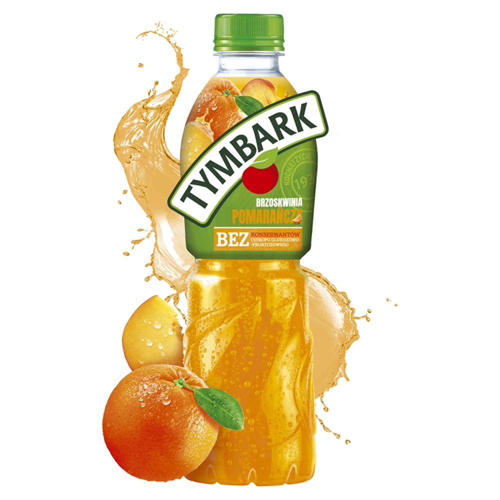 Tymbark Napój Brzoskwinia Pomarańcza 500 ml