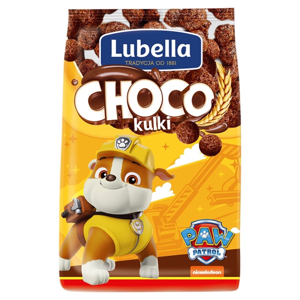 Lubella Mlekołaki płatki śniadaniowe kuleczki czekoladowe 500 g