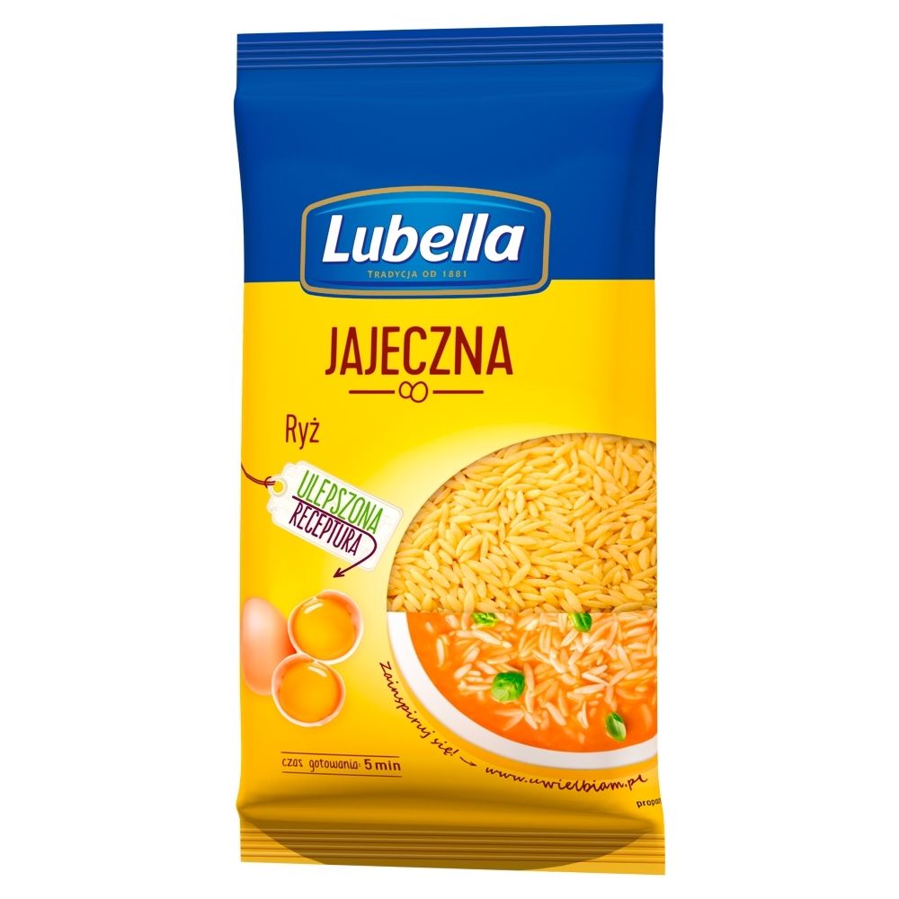 Lubella makaron jajeczny ryż