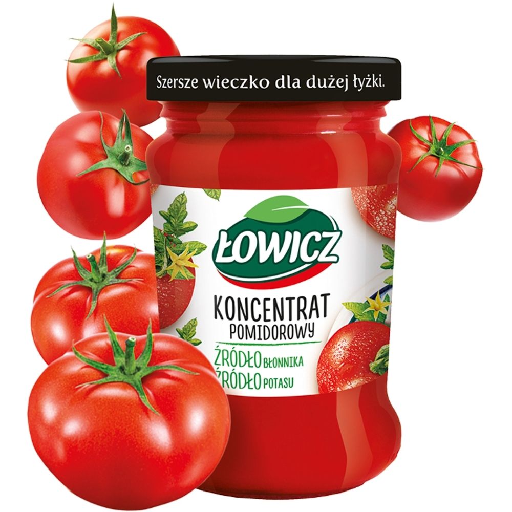 Łowicz KONCENTRAT POMIDOROWY 30% 190 G zakupy dla domu i biura! 56530298