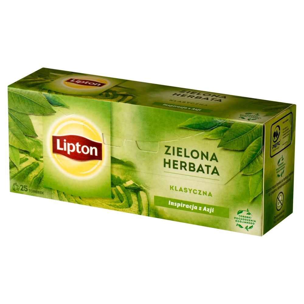 Lipton Zielona herbata klasyczna 32,5g 25 torebek