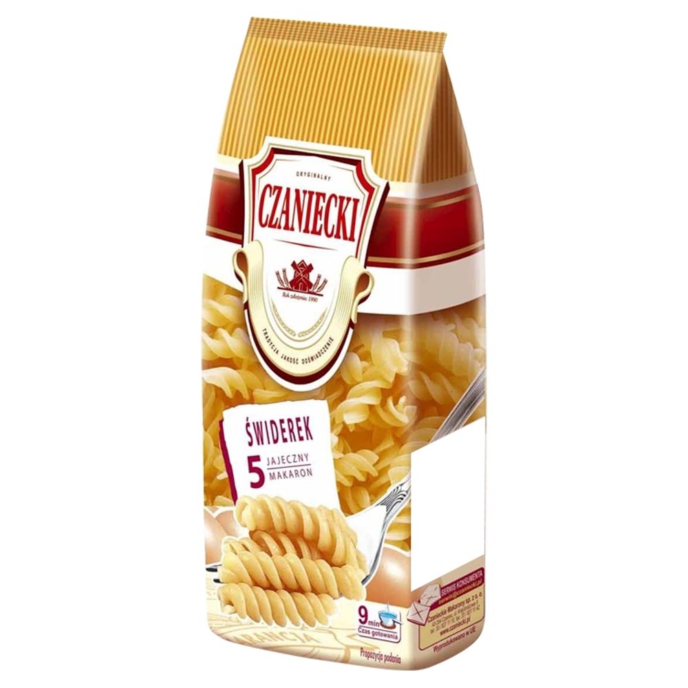 Czaniecki Czanieckie Makarony Makaron Świderek 250 g 1765