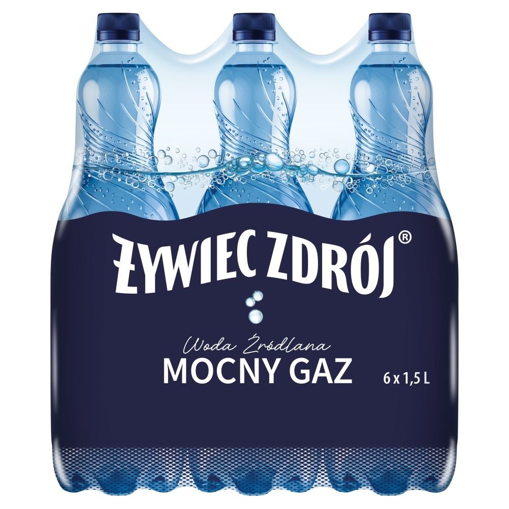 Żywiec Zdrój Woda 1,5l mocno gazowana 6szt. SPP.025