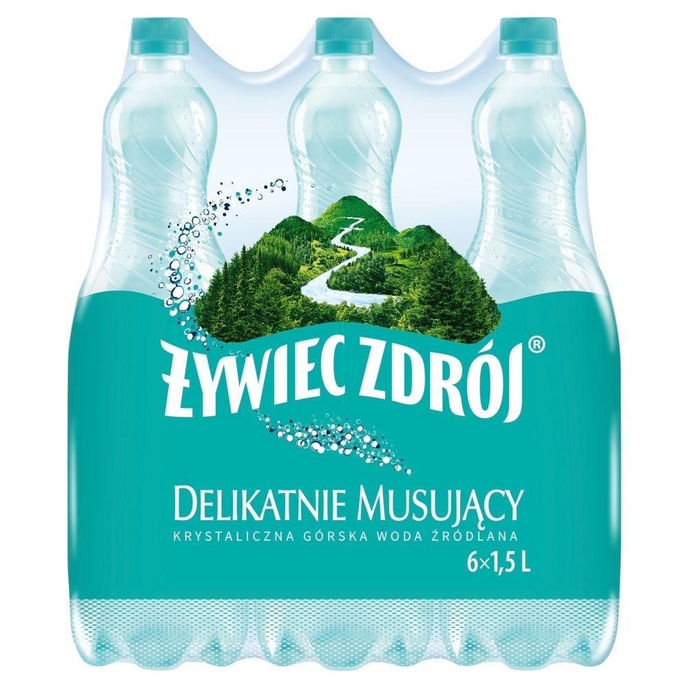Żywiec Zdrój Woda lekko gazowana 1,5l 6 szt. SPP.064