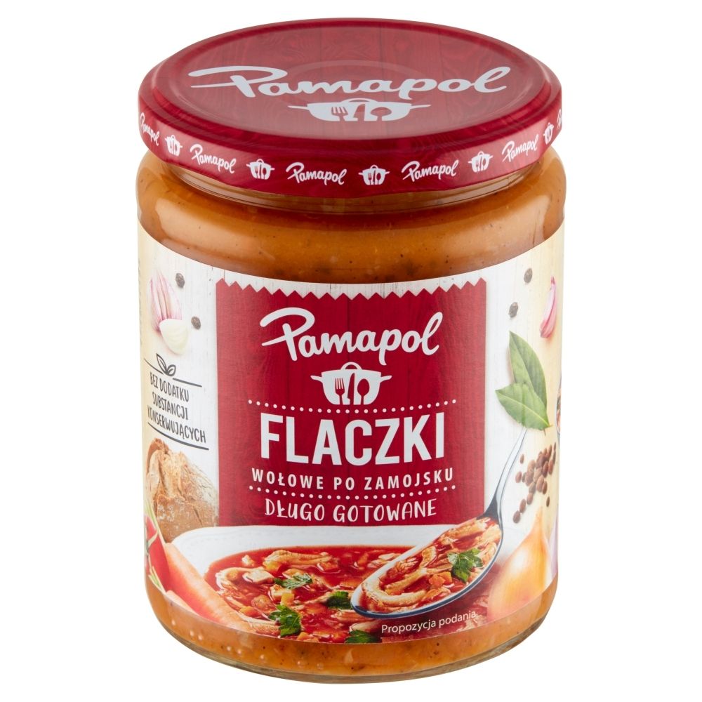 Pamapol - Flaczki Wołowe Po Zamojsku Długo Gotowane 500G